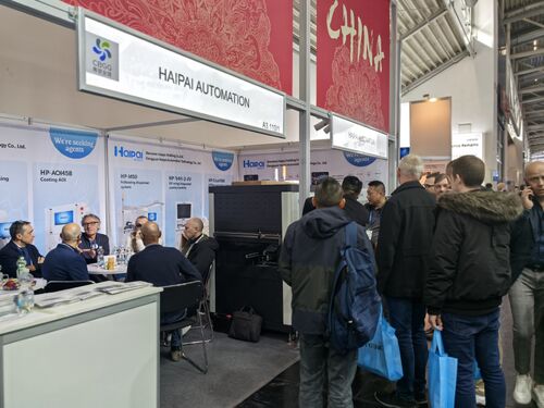 latest company news about Haipai Automation Makes a Lasting Impression at productronica 2025 with Advanced Coating and Curing Solutions