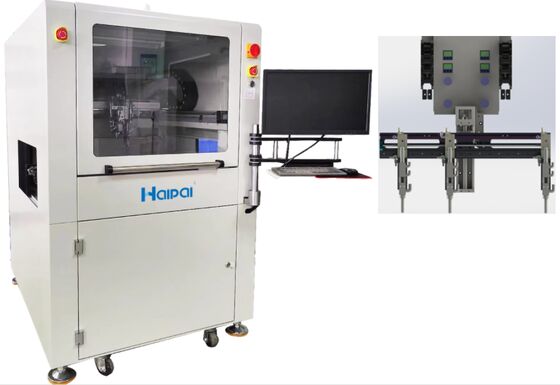 Καλή τιμή HP-7303 Triple Valve Conformal Coating Machine Για την Κατασκευή PCB Ηλεκτρονικών Συσκευών Ευρείας Κατανάλωσης σε απευθείας σύνδεση