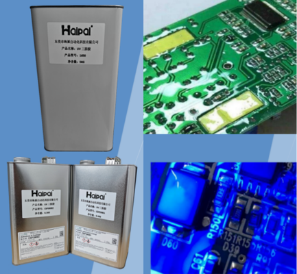 Καλή τιμή HP-1650C UV & Moisture Dual-Cure Conformal Coating χωρίς διαλύτες χαμηλής οσμής Γρήγορη σκλήρυνση σε απευθείας σύνδεση
